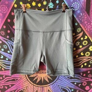 Green Fabletics shorts